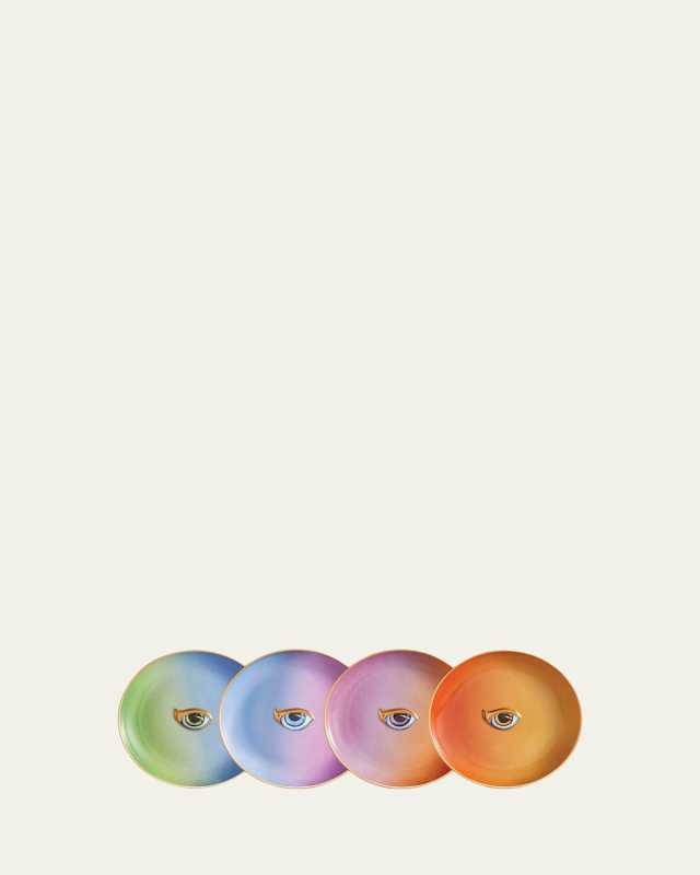 Lito Canape Assorted Plates, Set of 4